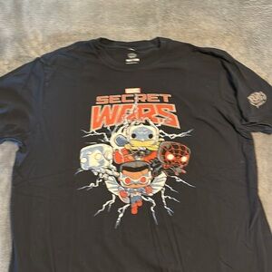 Funko Pop Marvel Collector’s Tee Shirt Mens Size Large Retired Secret Wars Lk Nw